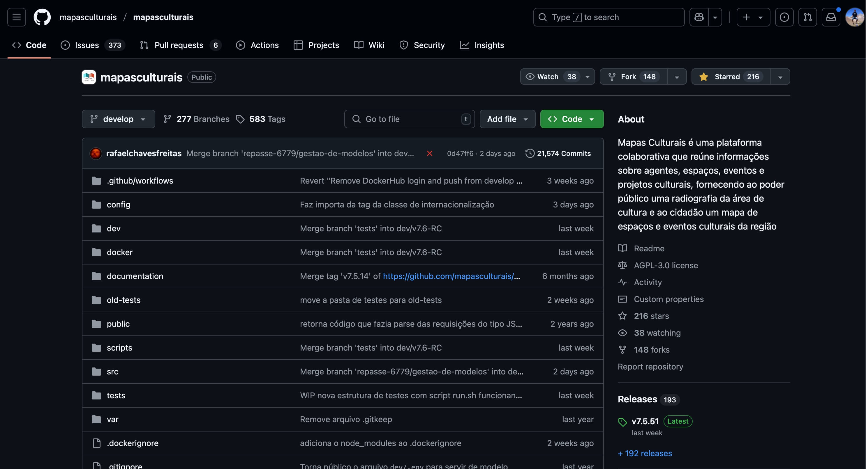 Desenvolvedores trabalhando em projeto open source
